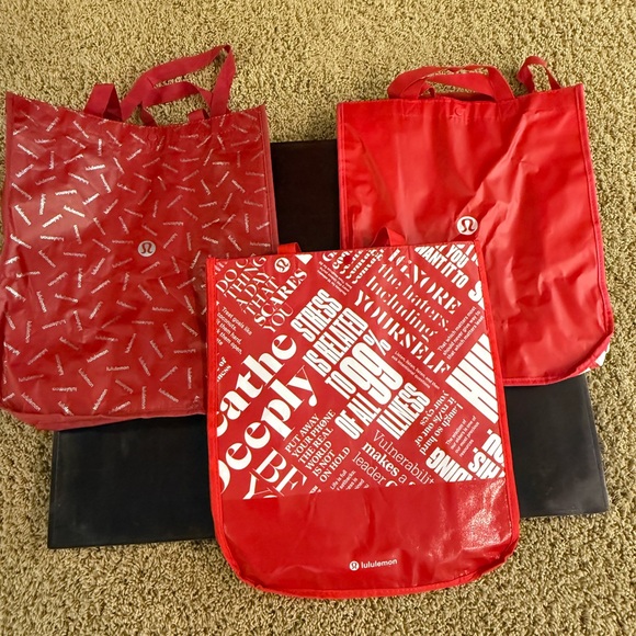 lululemon athletica Handbags - LULULEMON Medium Tote Bag Pack of 3